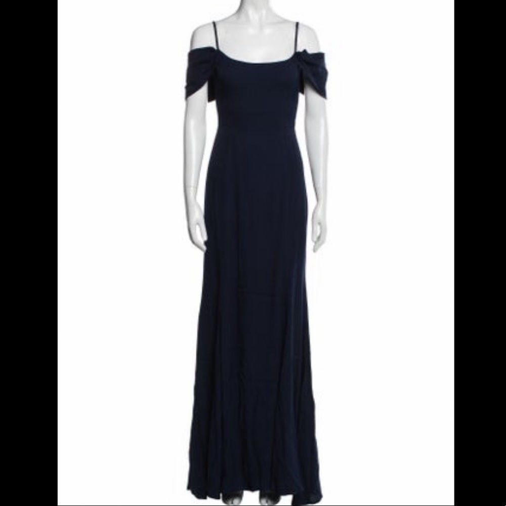 Reformation black maxi dress
